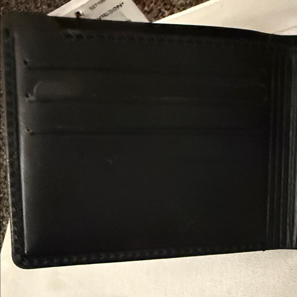 NWT Harley-Davidson Black Leather Card Holder - Picture 3 of 13